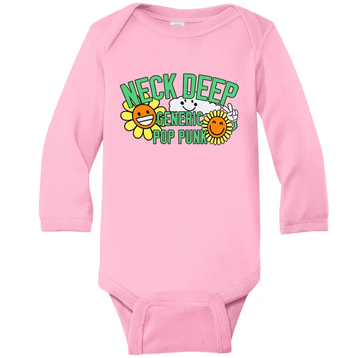 Neck Deep Generic Pop Punk Baby Long Sleeve Bodysuit