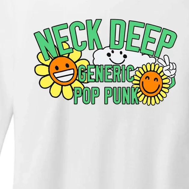 Neck Deep Generic Pop Punk Womens CVC Long Sleeve Shirt