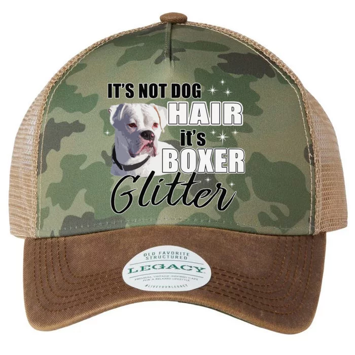 Not Dog Hair it's Glitter White Boxer Dog Legacy Tie Dye Trucker Hat