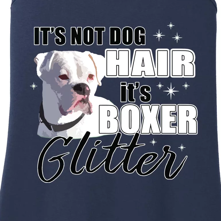 Not Dog Hair Its White Boxer Dog Ladies Essential Tank