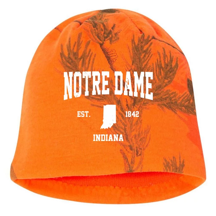 Notre Dame Indiana Est 1842 Kati - Camo Knit Beanie