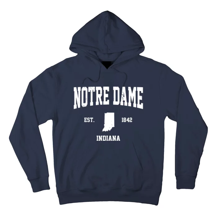 Notre Dame Indiana Est 1842 Hoodie