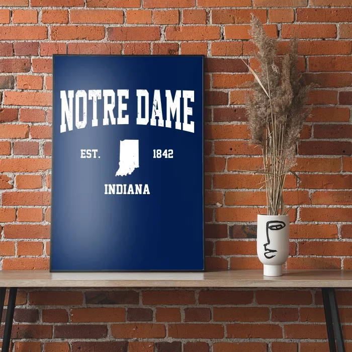 Notre Dame Indiana Est 1842 Poster