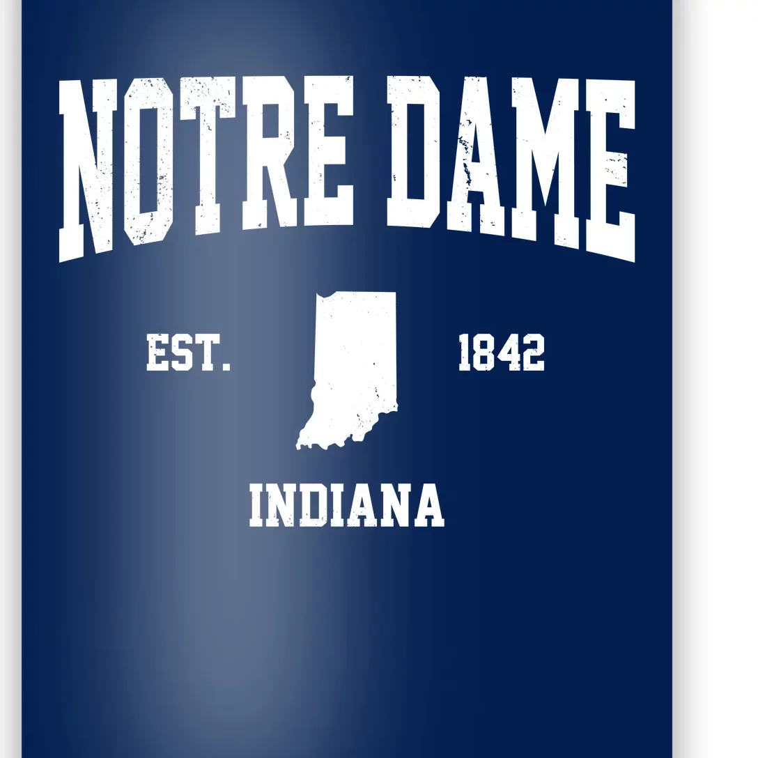 Notre Dame Indiana Est 1842 Poster