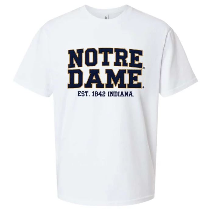 N.O.T.R.E D.A.M.E Indiana Est. 1842 Vintage Pride Apparel Sueded Cloud Jersey T-Shirt