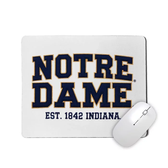 N.O.T.R.E D.A.M.E Indiana Est. 1842 Vintage Pride Apparel Mousepad