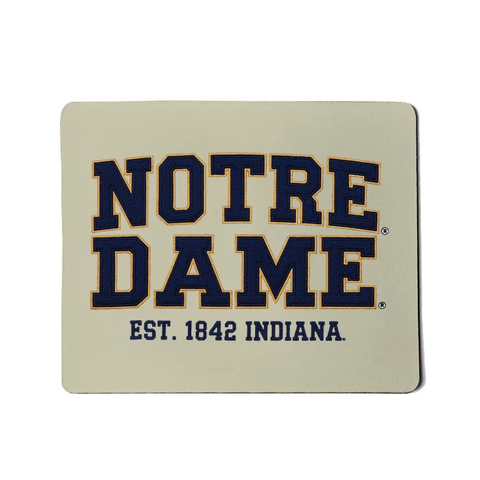 Notre Dam.E Indiana Est. 1842 Vintage Pride Mousepad