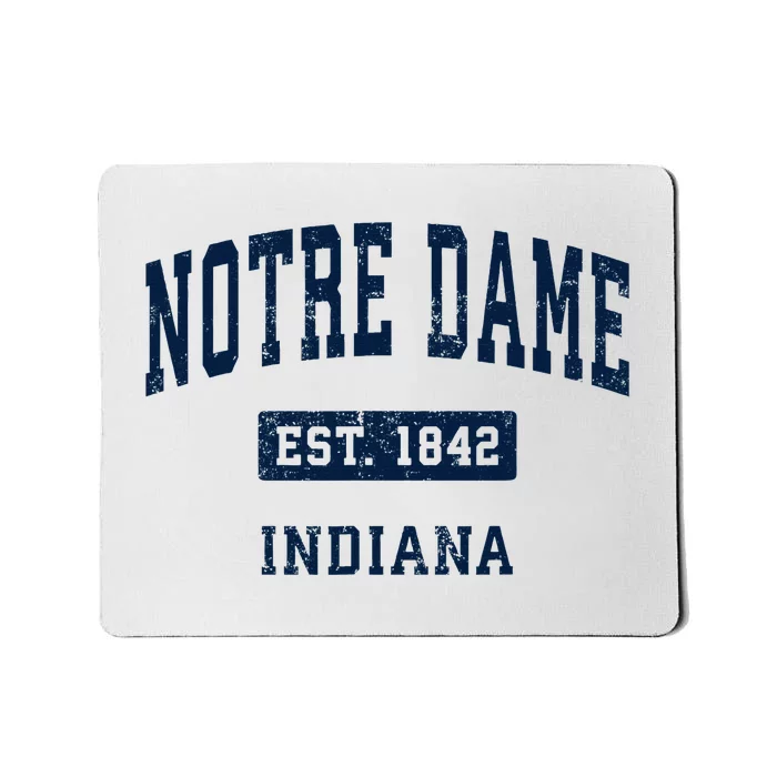 Not.Re Dame Indiana In Mousepad