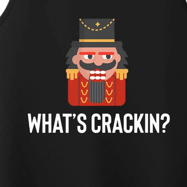 Nutcracker Dance Joke Russian Ballet Whats Crackin Performance Tank