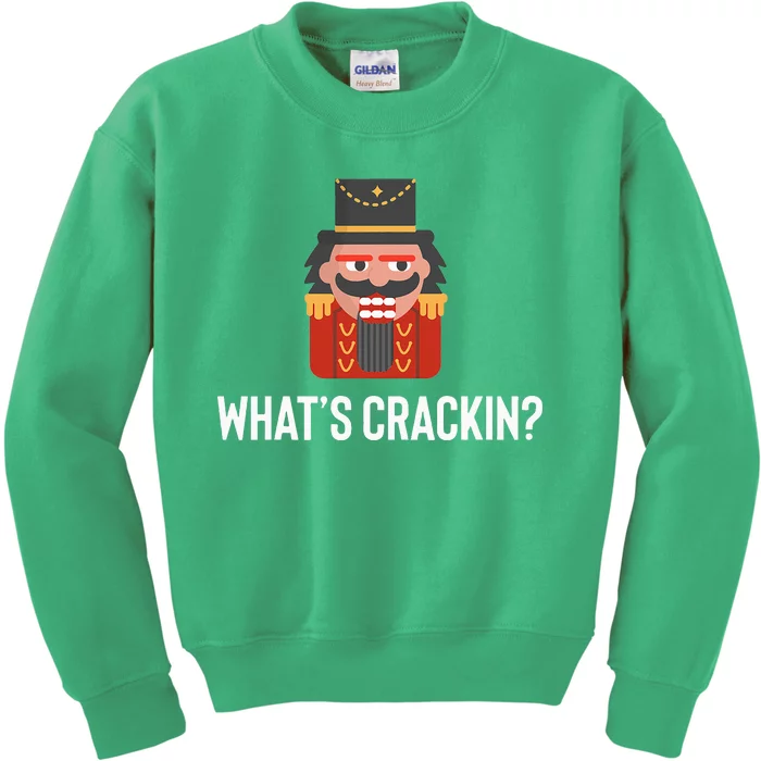 Nutcracker Dance Joke Russian Ballet Whats Crackin Kids Sweatshirt