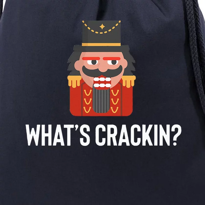 Nutcracker Dance Joke Russian Ballet Whats Crackin Drawstring Bag