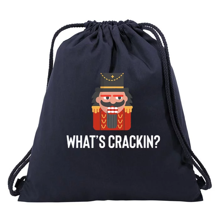 Nutcracker Dance Joke Russian Ballet Whats Crackin Drawstring Bag