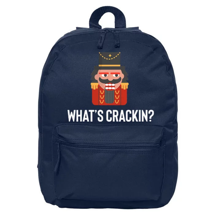 Nutcracker Dance Joke Russian Ballet Whats Crackin 16 in Basic Backpack