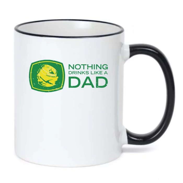 Nothing Drinks Like A Dad Black Color Changing Mug