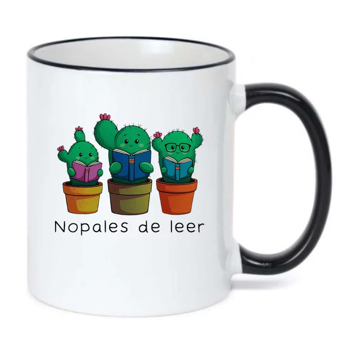 Nopales De Leer Black Color Changing Mug