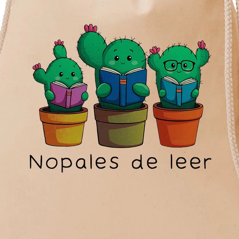 Nopales De Leer Drawstring Bag