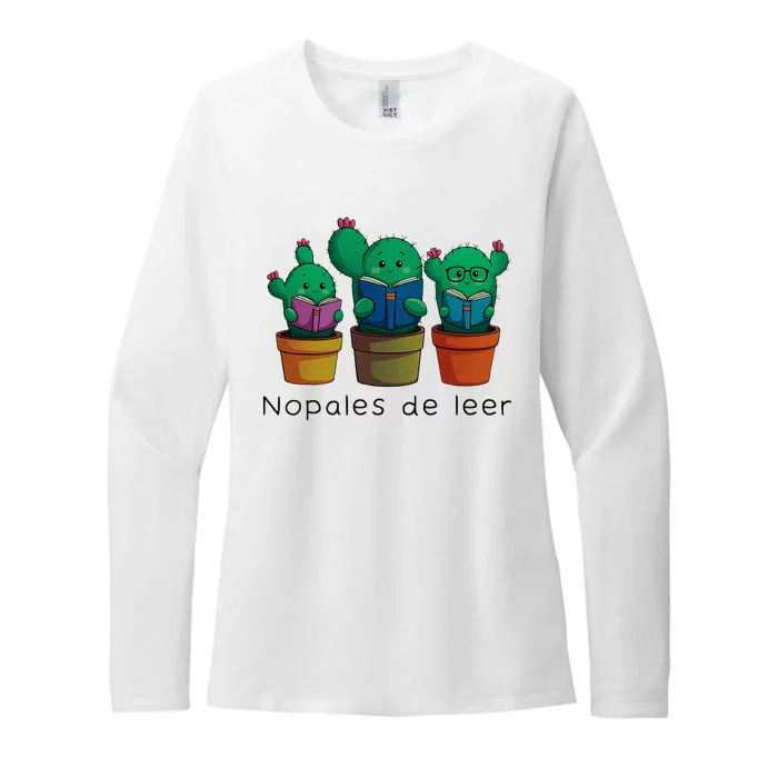 Nopales De Leer Womens CVC Long Sleeve Shirt