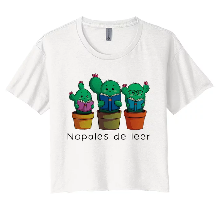 Nopales De Leer Women's Crop Top Tee