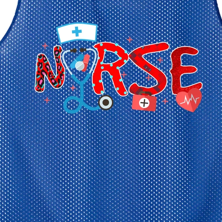 Nurse Day Life Nurses Week Healthcare Nursing Gift Mesh Reversible Basketball Jersey Tank