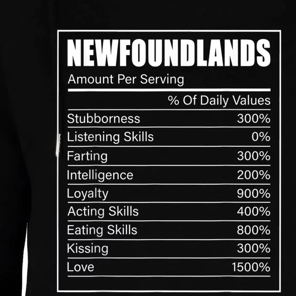 Newfoundland Dog Lover Newfoundland Facts Newfoundland Womens Funnel Neck Pullover Hood