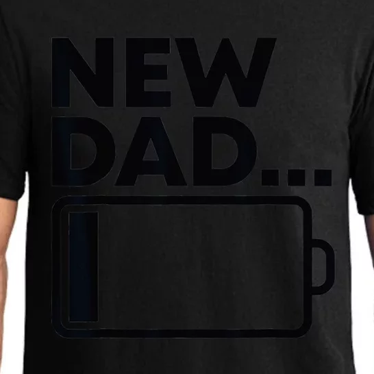 New Dad Low Battery Funny Father's Day Pajama Set