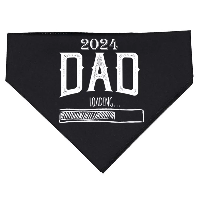 New Dad Loading 2024 USA-Made Doggie Bandana