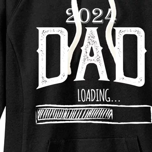 New Dad Loading 2024 Women's Fleece Hoodie