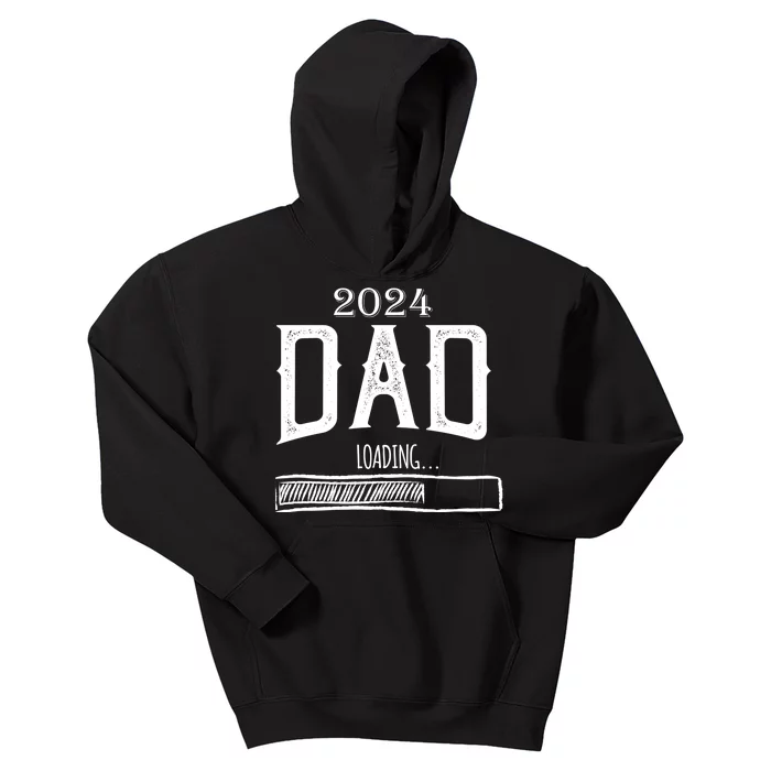 New Dad Loading 2024 Kids Hoodie