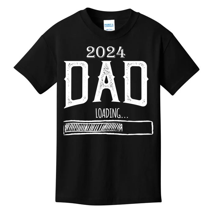 New Dad Loading 2024 Kids T-Shirt