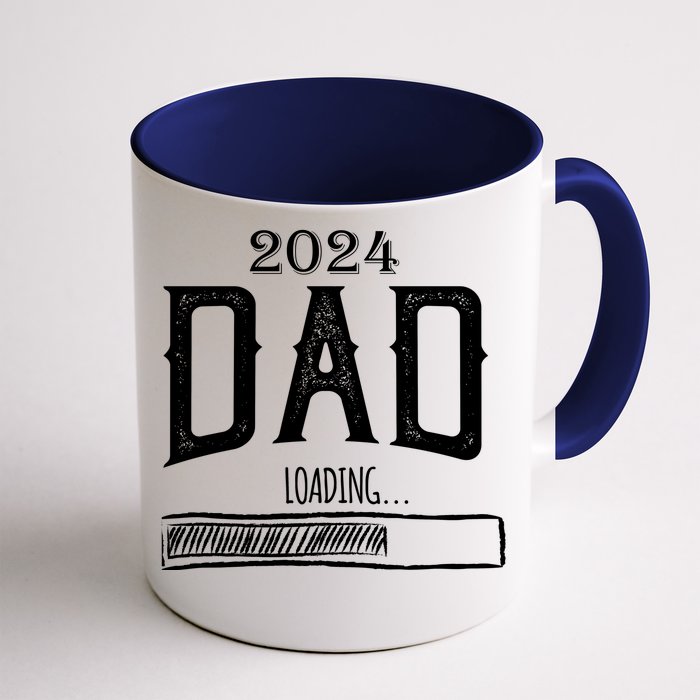 New Dad Loading 2024 Front & Back Coffee Mug