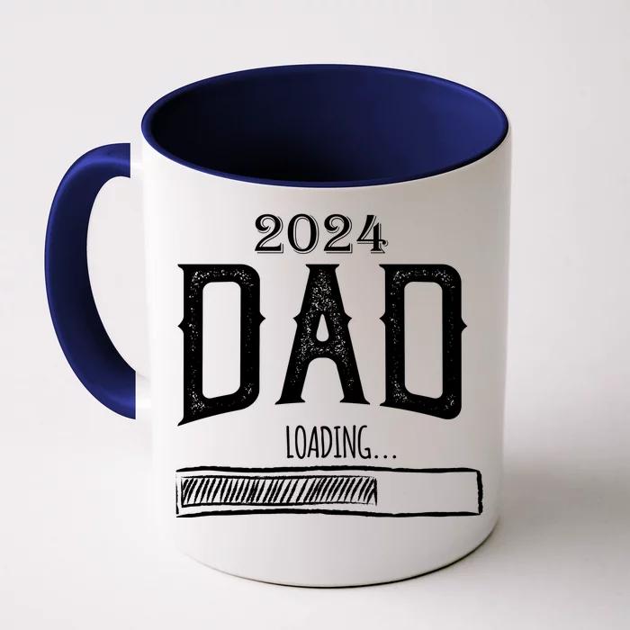 New Dad Loading 2024 Front & Back Coffee Mug