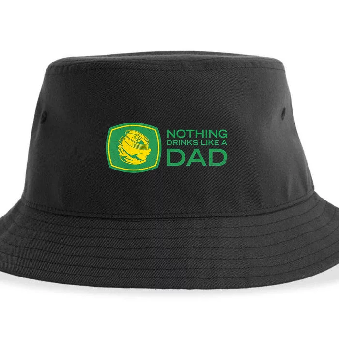 Nothing Drinks Like A Dad Sustainable Bucket Hat