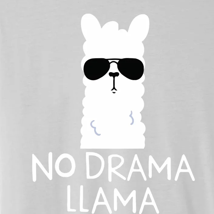 No Drama Llama Alpaca With Sunglasses Llama Lovers Gift ChromaSoft Performance T-Shirt