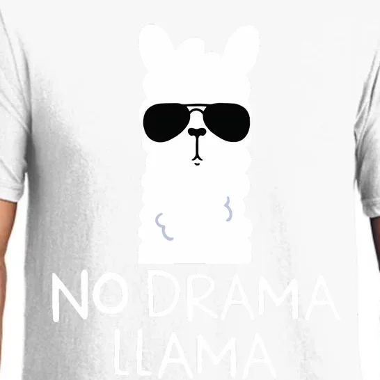 No Drama Llama Alpaca With Sunglasses Llama Lovers Gift Pajama Set