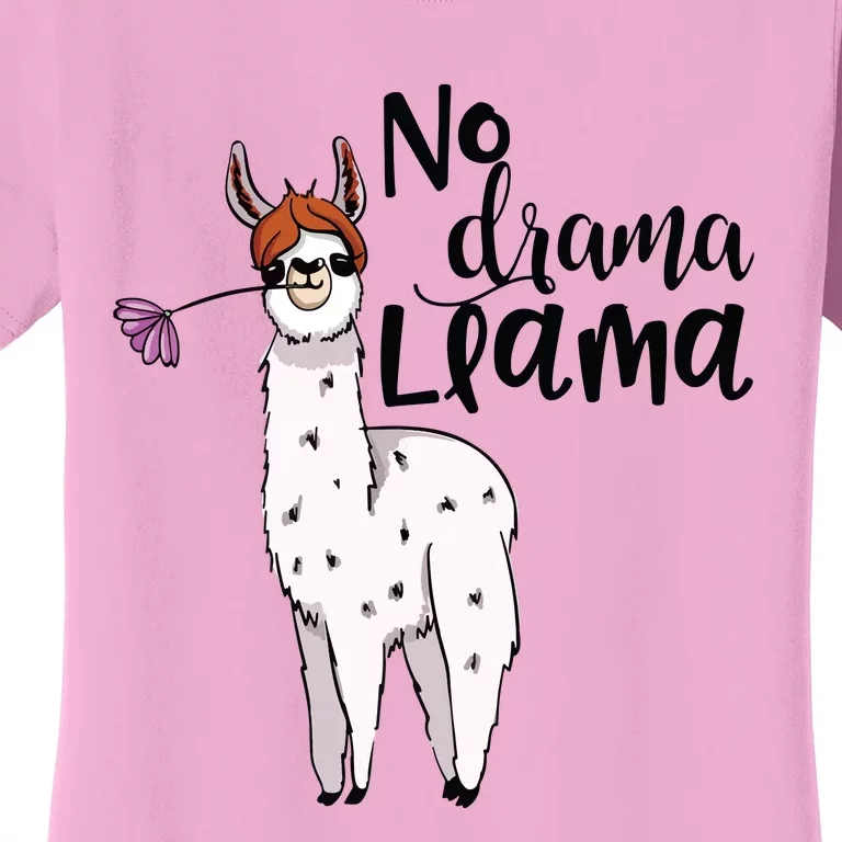 No Drama Llama Cute Llama Costume Or Llama Pajamas Women's T-Shirt