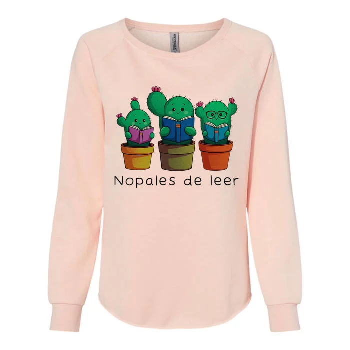 Nopales De Leer Womens California Wash Sweatshirt