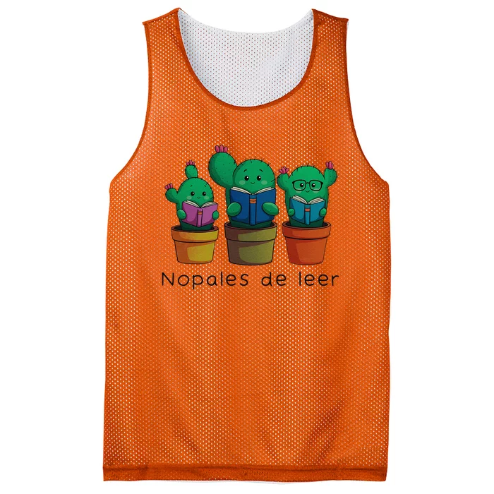 Nopales De Leer Mesh Reversible Basketball Jersey Tank