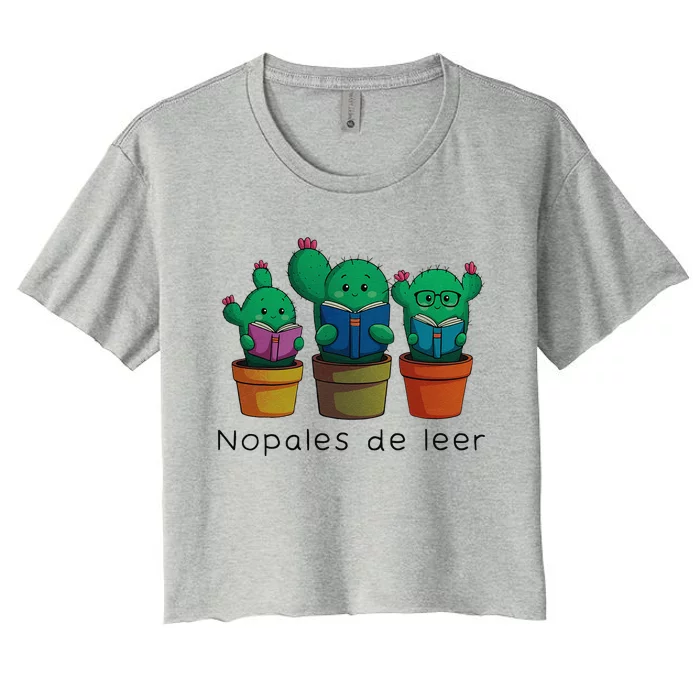 Nopales De Leer Women's Crop Top Tee