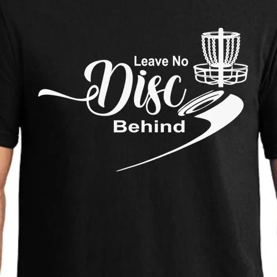 No Discs Left Behind Disc Golf Contest Golfer Games Pajama Set