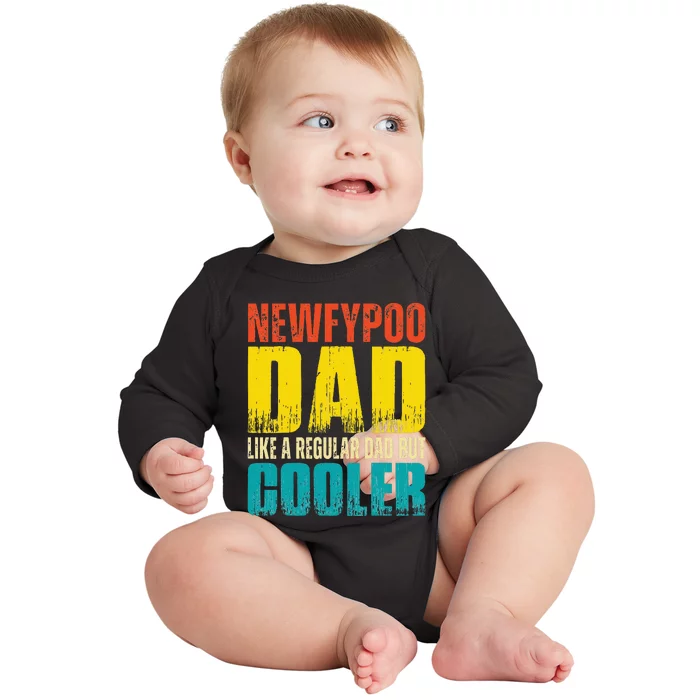 Newfypoo Dad Like a Regular Dad but Cooler Baby Long Sleeve Bodysuit