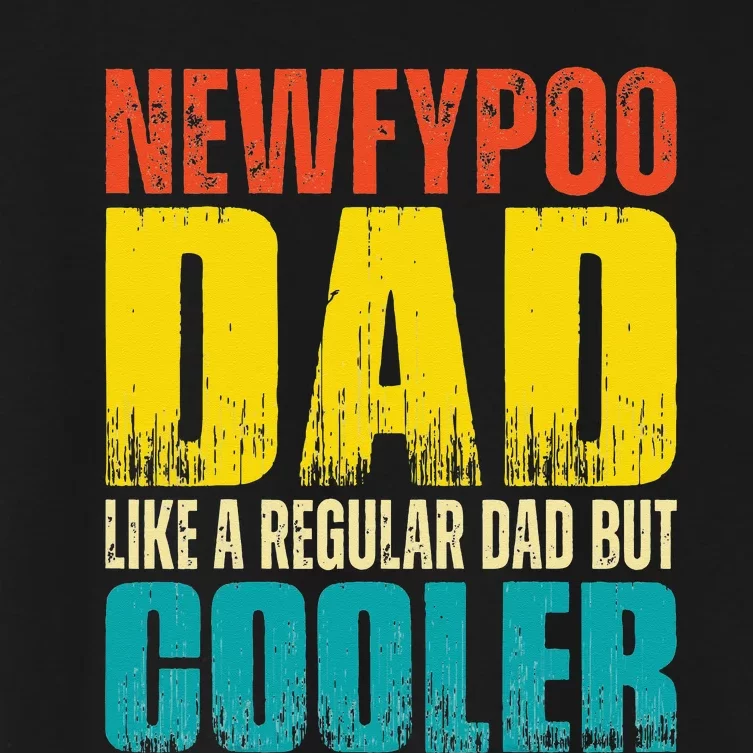 Newfypoo Dad Like a Regular Dad but Cooler Women's Crop Top Tee