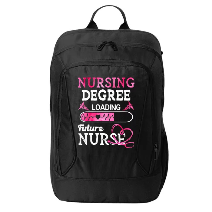 Nursing Degree Loading Future Nurse Profession Funny Gift City Backpack