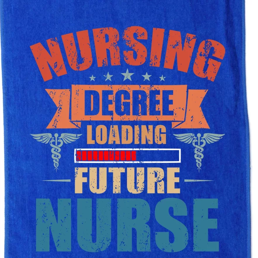 Nursing Degree Loading Future Nurse Profession Nurse Student Gift Platinum Collection Golf Towel