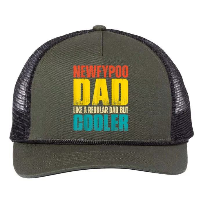 Newfypoo Dad Like A Regular Dad But Cooler Retro Rope Trucker Hat Cap