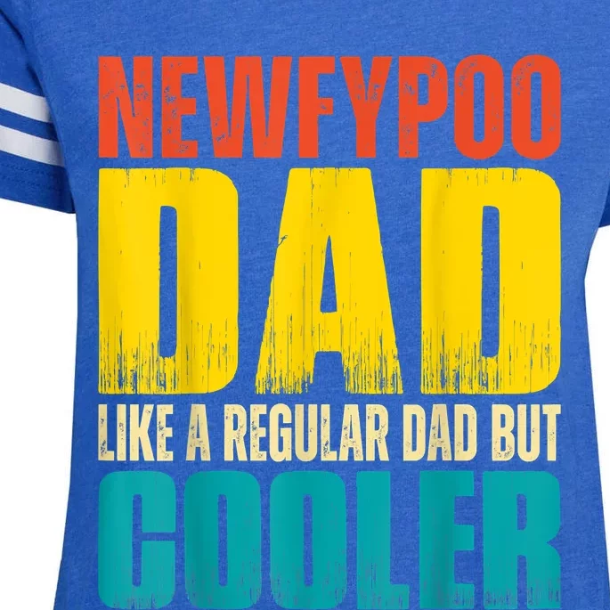 Newfypoo Dad Like A Regular Dad But Cooler Enza Ladies Jersey Football T-Shirt