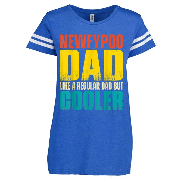 Newfypoo Dad Like A Regular Dad But Cooler Enza Ladies Jersey Football T-Shirt