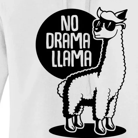 No Drama Llama Women's Pullover Hoodie