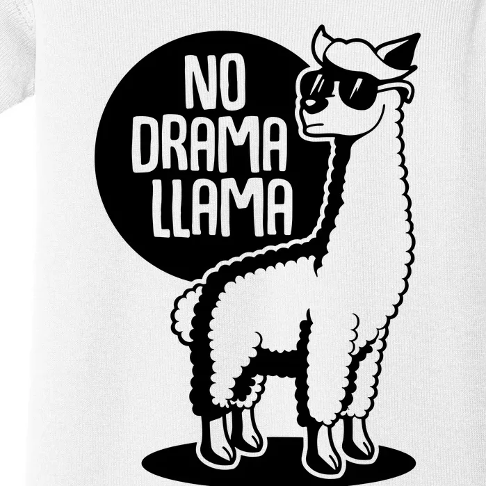 No Drama Llama Baby Bodysuit