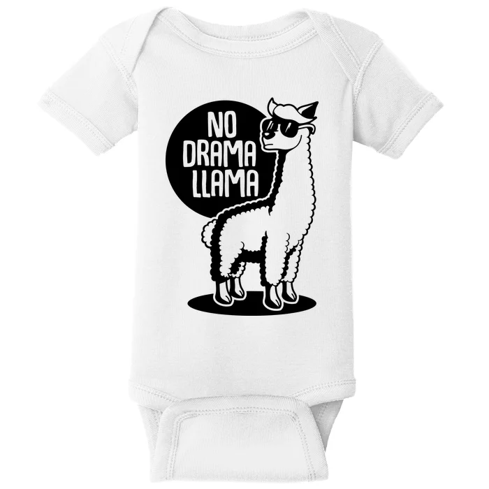 No Drama Llama Baby Bodysuit