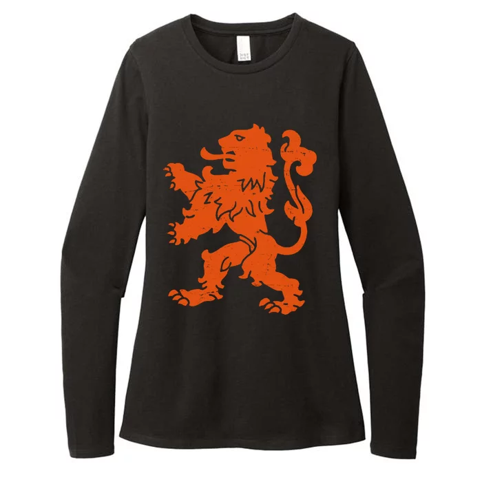 Nederland Dutch Logo Womens CVC Long Sleeve Shirt